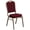 Burgundy, variant on Bowery Hill Banquet Stacking Chair in Navy Blue