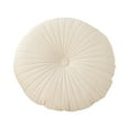 thumbnail image 2 of Round Pumpkin Cushion - Solid Color Thick Window Cushion, Soft and Cozy Cushion for Home Décor, Ideal for Comfortable Seating and Adding A Cozy To Your Living Room 16 " (Beige), 2 of 7