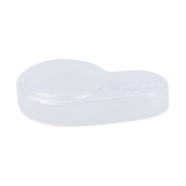 Nueva funda de silicona Compatible con pantalla LCD, tapa protectora de silicona resistente al agua, tablero de instrumentos para patinete eléctrico (blanco)