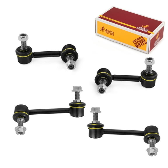 Metrix Premium Chassis Parts - 4 PC Front & Rear Sway Bar Stabilizer End Link Kit Fits 05-07 Saab 9-7x, 04-07 Buick Rainier, Chevrolet Trailblazer, 04-05 GMC Envoy XUV, K80825, K80824, K6667, K6668
