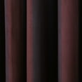 thumbnail image 4 of TWOPAGES 52"x102" Pinch Pleat Printed Velvet Drape Soft Privacy Curtain for Kids Room, 1 Panel, Wine, 4 of 6
