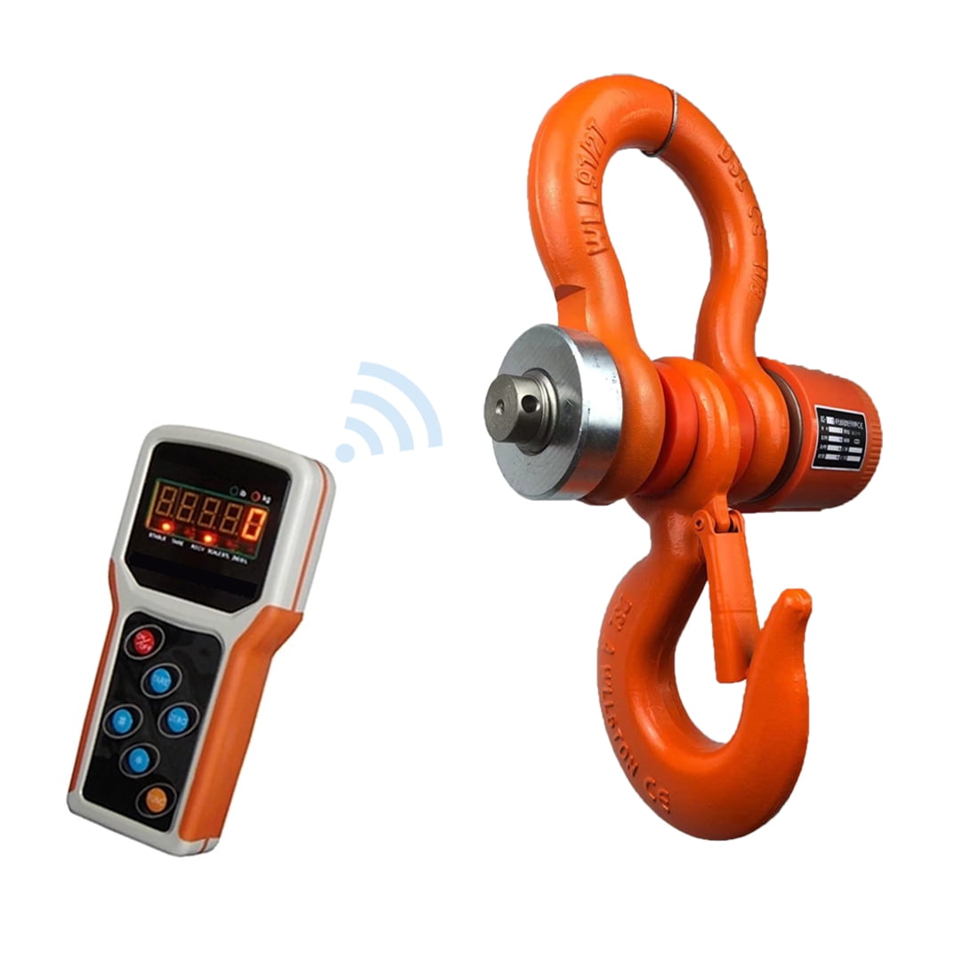 20000lbs/10T Heavy Duty Crane Scale Industrial Electronic Digital Crane Scale Hanging Scale 10000kg×5kg