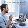thumbnail image 4 of Desktop USB Conference Microphone Speaker 360° Omnidirectional PC Computer Condenser Mic Mute Function for Laptop, 4 of 9