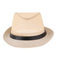 thumbnail image 2 of Sombrero de Paja Cubano Soledad Trilby Summer Beach Sun 60cm Hombres, 2 of 8