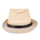 thumbnail image 2 of Sombrero Fedora de ala corta Trilby para verano, playa, sol, Panamá, sombrero de gángster para hombres SG Hugo Sombrero de paja para hombres, 2 of 8