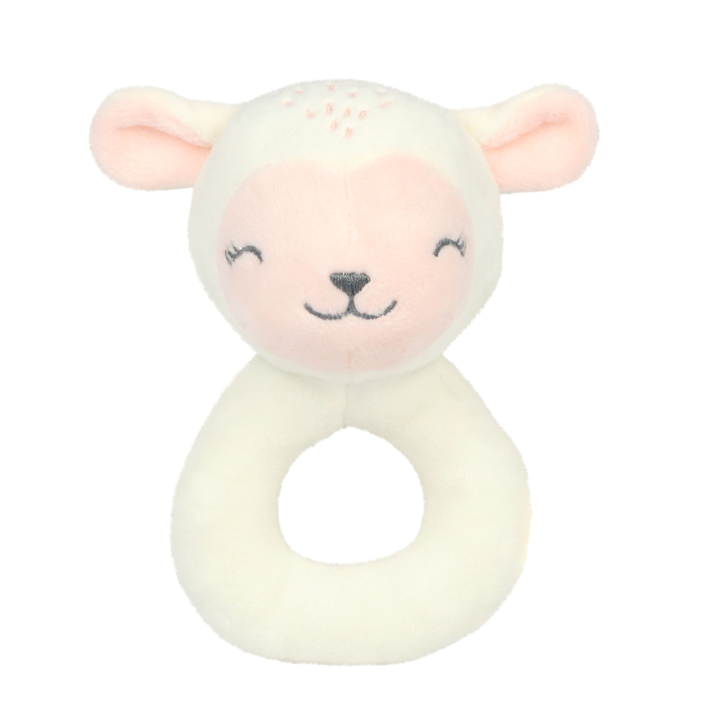 Way To Celebrate My First Easter Plush Rattle Lamb