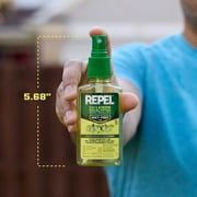 (6 pack) Repel Plant-Based Lemon Eucalyptus Insect and Mosquito Repellent, DEET-Free Bug Spray, 4 Oz