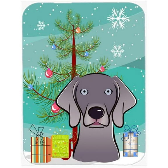 Carolines Treasures  Christmas Tree And Weimaraner Mouse Pad