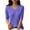 Purple-02, variant on Mittory Sweater Tops for Women Short Sleeve Sweaters V Neck Casual Shirts Knit Blouse Spring Summer Fall Tops