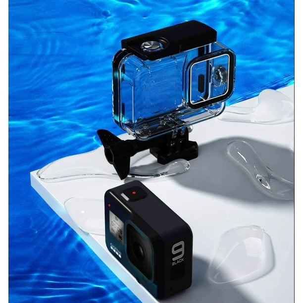 FitStill 60M/196FT Waterproof Case for Go Pro Hero12 Black/Hero11  Black/Hero10 Black/Hero9 Black,Protective Underwater Diving Housing Shell  with