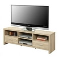 thumbnail image 3 of Pemberly Row Easy Assembly 60" TV Stand Entertainment Console in Weathered White, 3 of 3