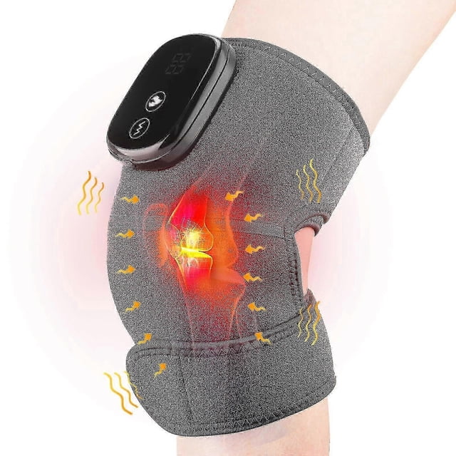 3-speed Electric Heating Knee Pads Leg Massager Usb Charging Heating Knee Pads Shoulder Pads Knee Joint Warm Belt_Perfect Gift