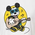 thumbnail image 3 of Disney - Mickey & Friends - Mickey Singing & Playing the Guitar - Flipflops & Sunglasses - Juniors Cropped Cotton Blend T-Shirt, 3 of 5