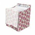 thumbnail image 3 of Almond Blossom Washer Cover, Cherry Blossom Pattern with Foliage Leaves Oriental Flowers, Suitable for Dryer and Washing Machine, 29" x 28" x 40", Pink Green and White, by Ambesonne, 3 of 3