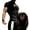 Black-2, variant on Men's Athletic Compression Shirt Gothic Graphic Compression Shirt Round Neck Short Sleeve Gym Quick Dry Lightweight Workout Tee