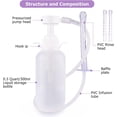 thumbnail image 3 of Irrigador vaginal de 300 ml - Kit de limpieza vaginal con irrigador anal, 3 cabezales de boquilla - Enema de presión manual reutilizable, regalo de limpieza de colon femenino (300 ml/10,1 oz), 3 of 5