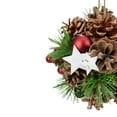 thumbnail image 5 of Northlight Pine Cones, Stars and Berries Hanging Christmas Ornament - 6", 5 of 5