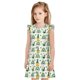 thumbnail image 1 of Balery St. Patrick's day Camisón de princesa para niñas, pijama de algodón con mangas abullonadas, suave y bonito.-Large, 1 of 6
