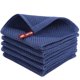thumbnail image 1 of Toalla de algodón absorbente suave, Trapos de platos de cocina, panal de abeja, toalla de lavado de cara transpirable, paño de limpieza del hogar, 1 of 5