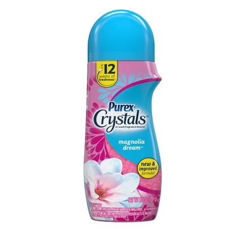 Scented Salt Crystals - Purex Crystals In-Wash Fragrance and Scent Booster, Magnolia Dream, 15.5 Ounce