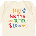 thumbnail image 4 of Inktastic My Nonna and Nonno Love Me Grandchild Boys or Girls Long Sleeve Baby Bodysuit, 4 of 5