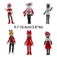thumbnail image 2 of KEVCHE 6Piezas 10cm Figuras de Hazbin Hotel, Adam Hazbin Hotel Juguetes de Colección Helluva Boss Figuras de Acción Hazbin Hotel Angel Dust Alastor Gato Lucifer Charlie, Juguetes para Ninos, Edad 4+, 2 of 6