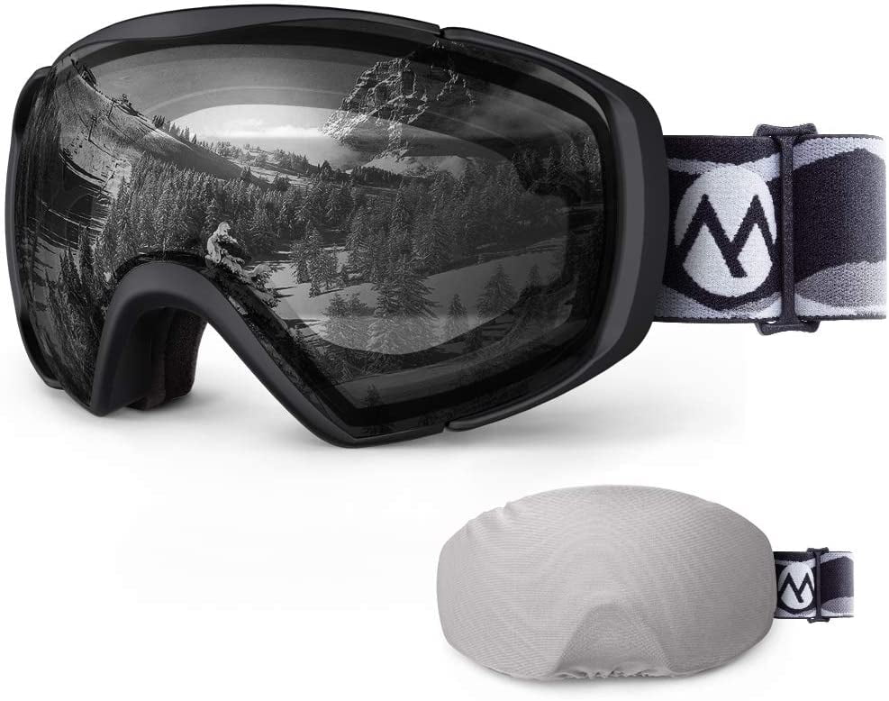 Ski Goggles with Cover Snowboard Snow Goggles OTG Anti-Fog for Men Women 