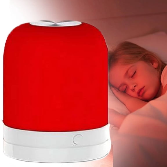 670nm Red Light Night Light for Sleep with Timer, Rechargeable, Dimmable, Sleep Aid Lamp Blue Lights Blocking for Improve Slee-p, Deep Relaxation, Meditation, Yoga