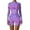 Purple, variant on WAYUTE Womens Swimsuits One Piece Elegant Fish Scale Print Swimsuit Combination Of Fashion and Comfortable Swimwear