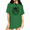 Green, variant on Women's Mellow Heart Open Sea Giant Whale Sunset Vessel Godly Assurance Spiritual Print Graphic Short Sleeve Crewneck white Tops