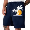thumbnail image 1 of Puntoco Shorts Hombre Casuales Playa Liso Moda,Pantalones Cortos Deportivos Para Hombre Con Bolsillos De Secado Rápido Baloncesto Correr Ciclismo,Promoción, Alto Y Grande, 1 of 4