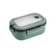 thumbnail image 1 of Bearachild Fiambrera portátil de doble capa con aislamiento de alimentos, contenedor de almacenamiento fresco, cajas Bento, pícnic de viaje al Mostrada Verde, 1 of 6