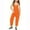 Orange, variant on Nskgu Girls Casual Jumpsuits Spaghetti Strap Sleeveless Loose Romper Long Pants with Pockets Kids Clothes