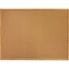 Lorell Cork Board, 4' x 3', 0.8 mm Thick, Wood Frame, Each (LLR19768)