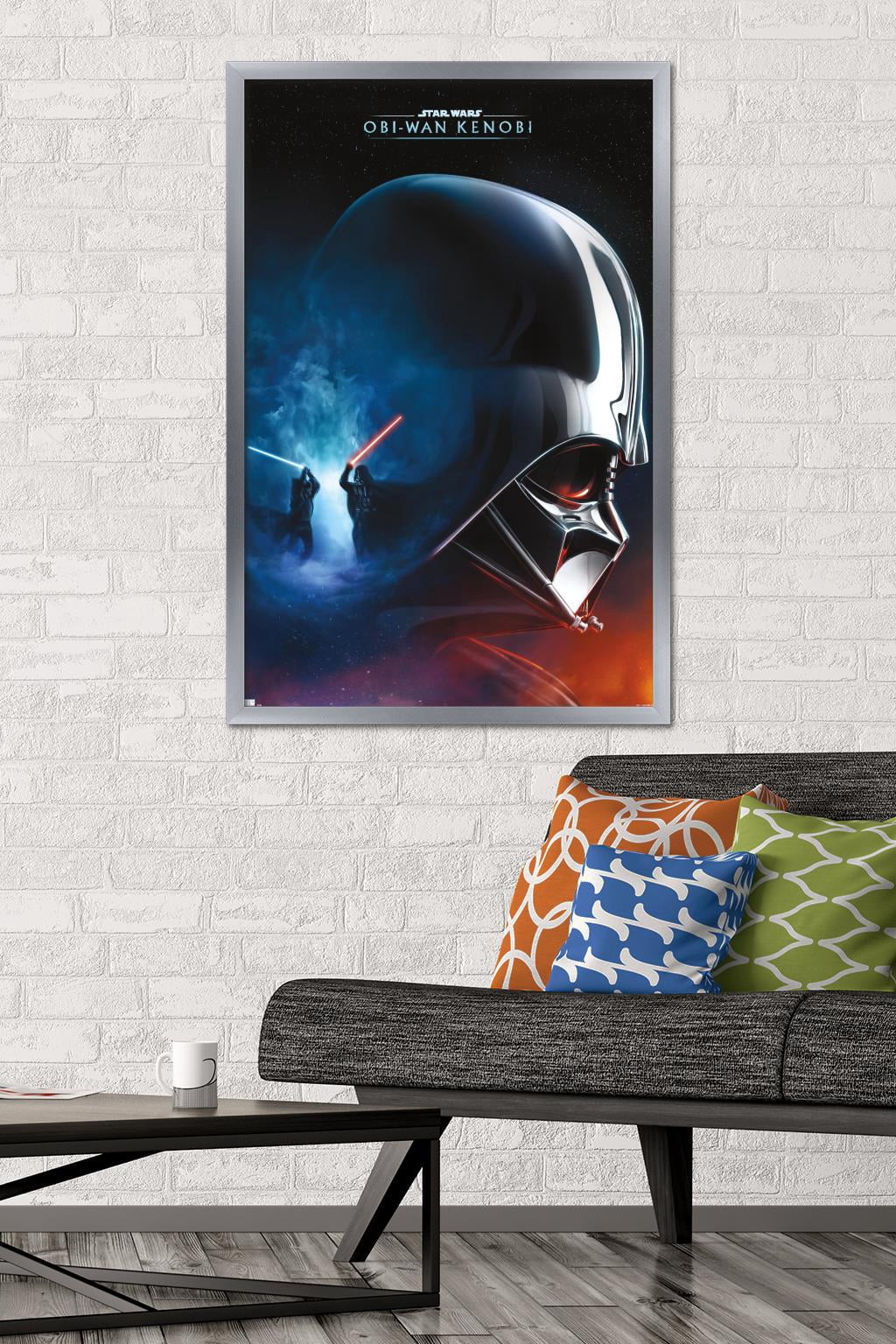 Star Wars: Obi-Wan Kenobi - Darth Vader Collage Wall Poster, 22.375" x 34" Framed