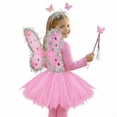 thumbnail image 4 of Rggeeun Toddler Girls Dress With Play Pretend Performance Party Wear Colorful Tutu Dresses Relaxed Fit Casual O-Neck Sundress, 4 of 5