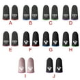 thumbnail image 2 of 10 Pcs Manchons de Doigt pour Téléphone Mobile, Anti-Transpiration, Antidérapants, Imprimés Ultrafins, Rouge Type 1, 2 of 7