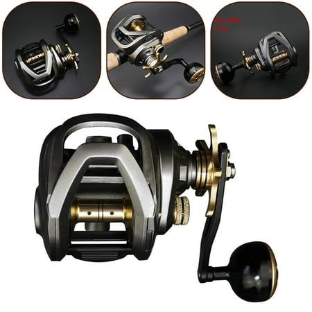 BTOER 5+1BB sea fishing reel braking force 15 kg boat wheel 7.0: bait casting left hand