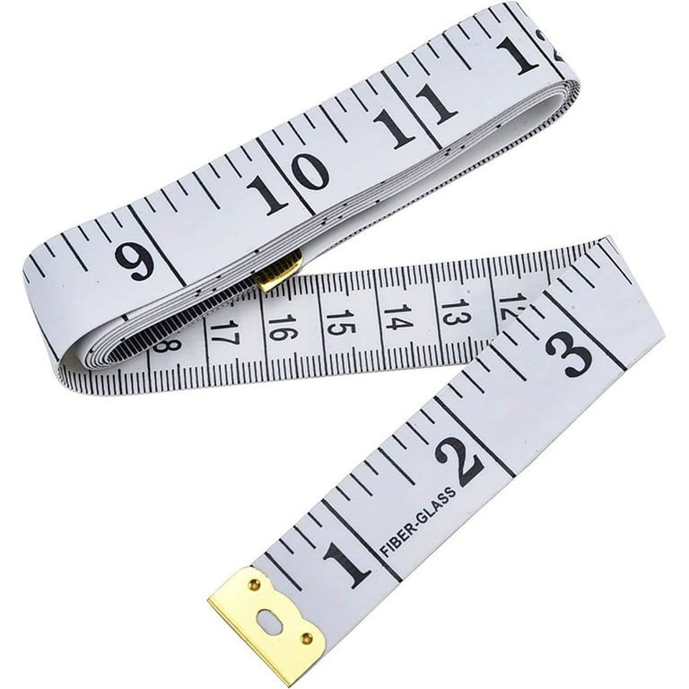 Tape Measure for Body Measuring, 79Inch/2Meters Retractable Measuring Tape  for Body Fabric Sewing Tailor Cloth Knitting Craft Measurements Dual Sided