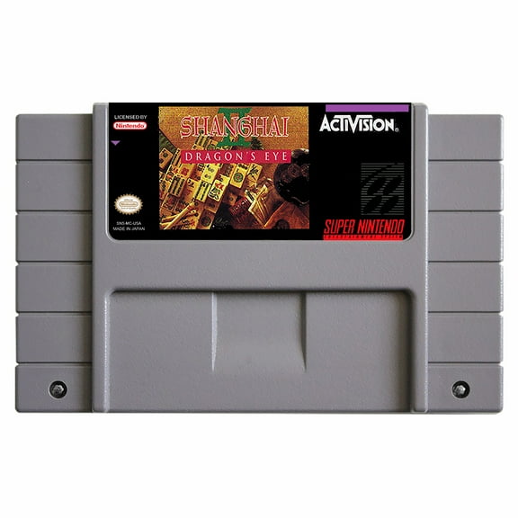 SNES Games Cartridge Shanghai II - Dragon's Eye