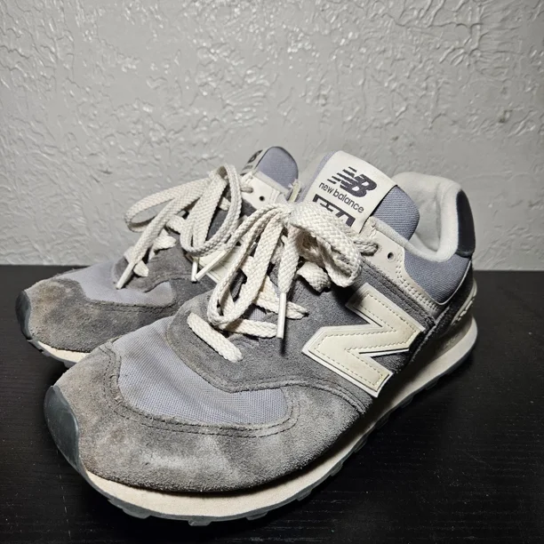 New Balance Unisex 574 WL574PA Gray Casual Shoes Sneakers Size 8.5 M W 10