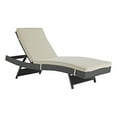 thumbnail image 2 of Modway Sojourn Chaise Longue d'Extérieur en Aluminium pour Patio, Beige, 2 of 6