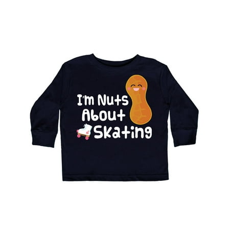 

Inktastic Roller Skating Girls Cute Gift Toddler Toddler Girl Long Sleeve T-Shirt