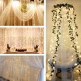 thumbnail image 4 of PENGXIANG 9.8*9.8ft 300 LED Curtain Lights with Remote Control  8 Modes USB Starry String Light  Icicle light  Fairy Light  Curtain light  Decorative Lighting for Room  Garden  Wedding  P, 4 of 9