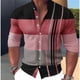 thumbnail image 1 of Camisa larga con cuello alto y botones con estampado de trébol de verano para hombre, ropa cómoda de diseñador para fiesta callejera a la moda para hombre, 1 of 6