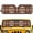 Brown Geometric Pattern, variant on Pzuqiu Eagle Sunset Block UV Rays Windshield Sun Shade Blocks UV Rays Foldable Off-Road Vehicle Sun Shield for Outdoor Off-road Interior
