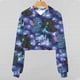 thumbnail image 1 of Sudadera con capucha con estampado divertido de punto rosa de Disney para niños, ropa de marca para niñas, suéter corto de manga larga, suéter con capucha de otoño 140 heqiyong CONDUJO, 1 of 2