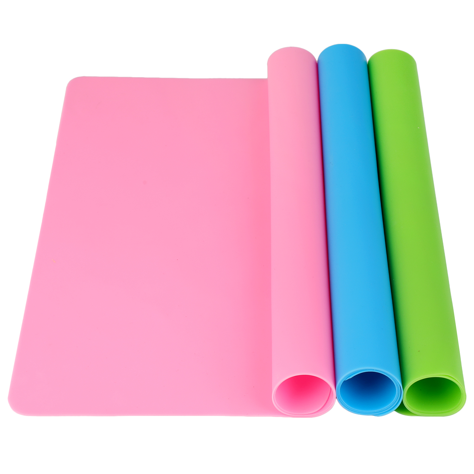 3PCS Silicone Table Mats Universal Silicone Placemats Table Place Mats