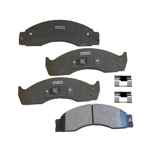 Brake Pad Set - Compatible with 1988 - 1997 Ford F-Super Duty 1989 1990 1991 1992 1993 1994 1995 1996