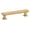 Brass, variant on Emtek 86423 Us10B Art Deco 4 in Cab Pull in Bronze